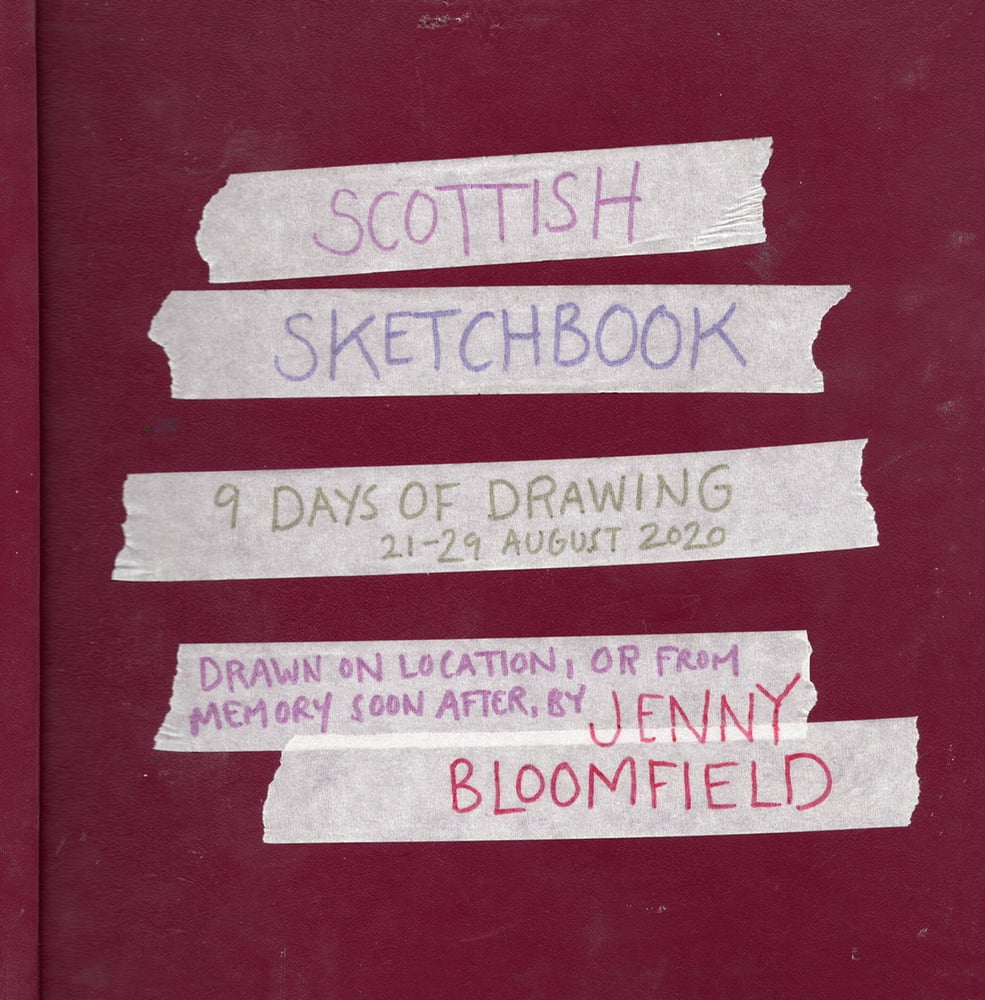 Image of  2020 Scottish Sketchbook - sketchbook zine