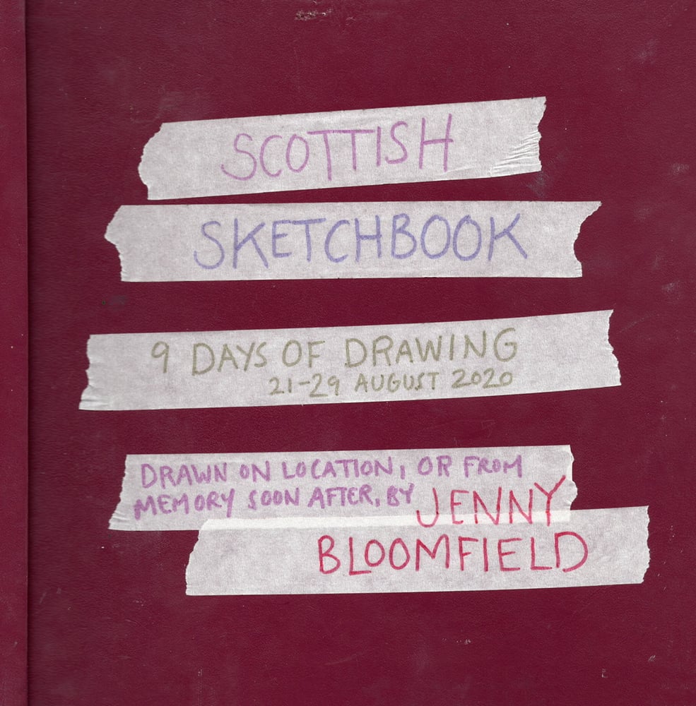 Image of 2020 Scottish Sketchbook - sketchbook zine