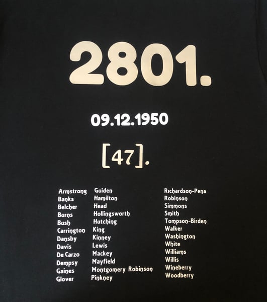 Image of “47” Charter Member Shirt  Black