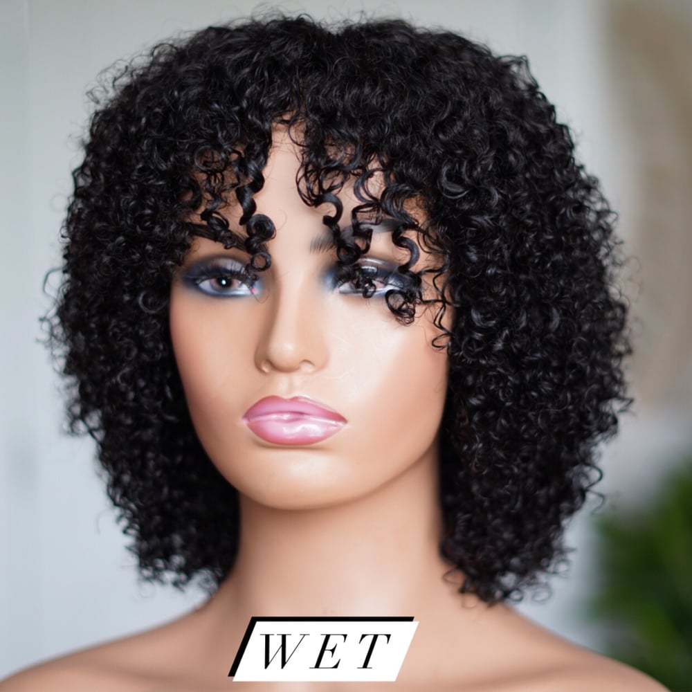 Image of Kenya Kurl Lace Closure wig 14” 