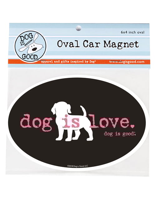 Image of CAR MAGNET: DOG IS LOVE 
