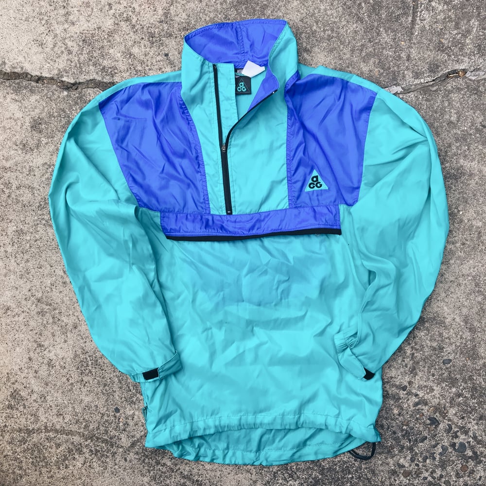 Image of Original Early 90’s Nike ACG Quarter-Zip Windbreaker Top.