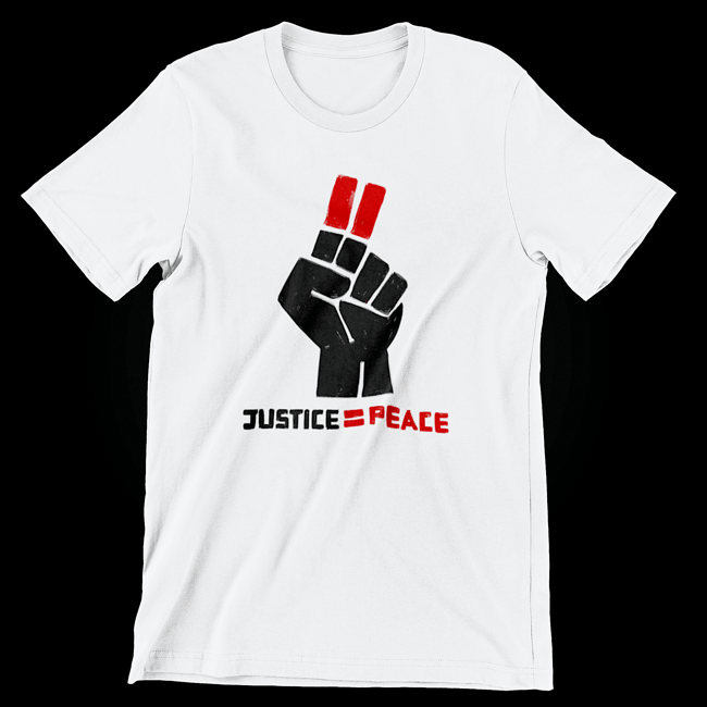 JUSTICE=PEACE Benefit Unisex T-Shirt for The EJI