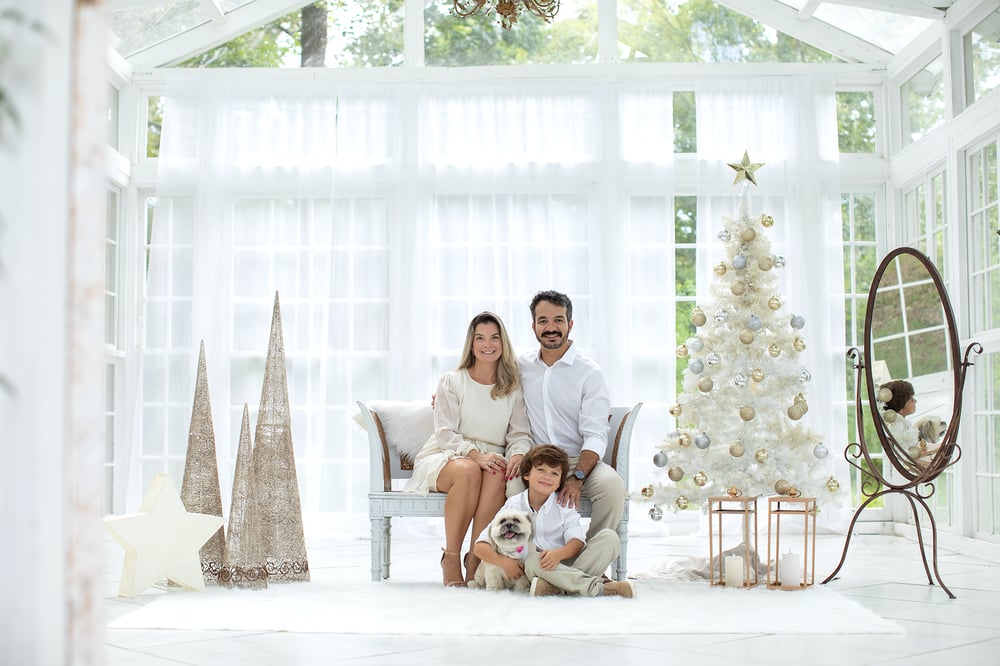 Image of CHRISTMAS MINI SESSIONS IN A GRASS GREEN HOUSE - DEPOSIT 