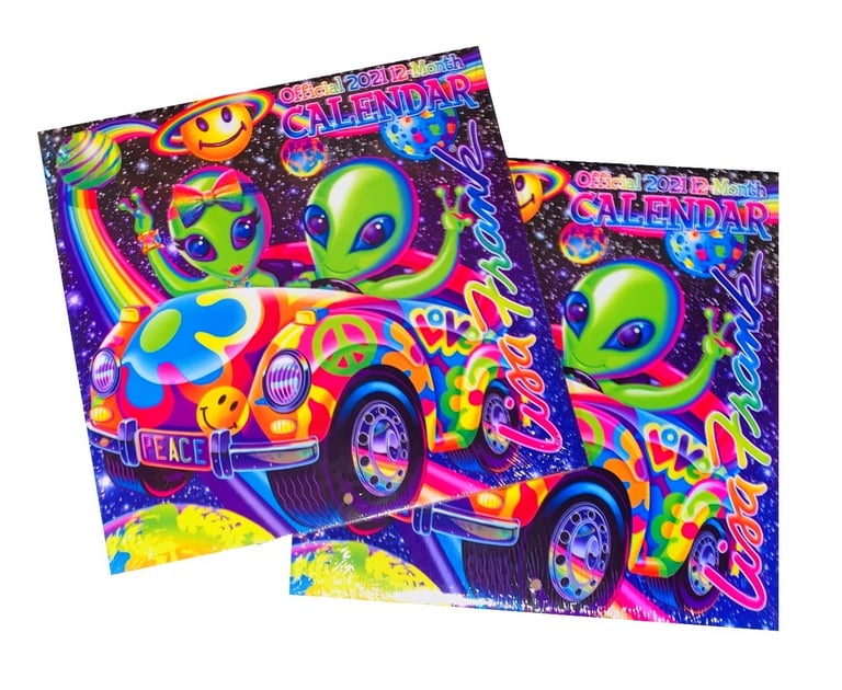 Lisa Frank 2020/2021 Calendar