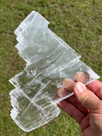 Image 12 of Transparent Selenite Slab | Morocco #3012