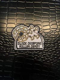2025 Large White Metallic Sequin  Patch