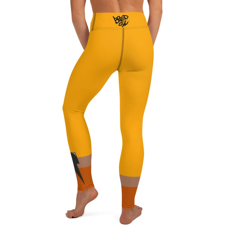 bred yellow thunder Yoga Leggings