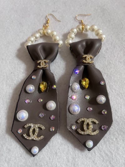 Image of Tie Earrings