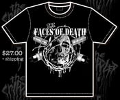 Image of THE FACES OF DEATH - dying time is here t-shirt 