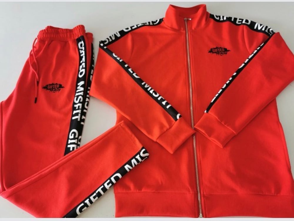 Image of Red GIFTED MISFIT sweatsuit 