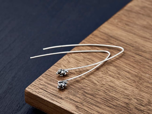 Under the Sea drop earrings