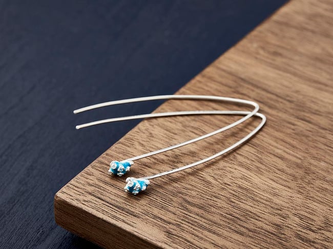 Under the Sea drop earrings