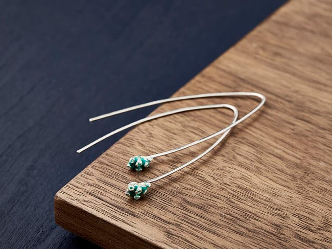 Under the Sea drop earrings