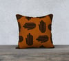 Orange Handsy Pillow