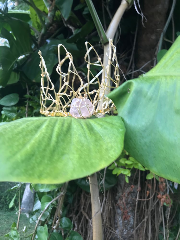 Image of Rose Quartz  Crown