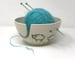 Image of Sheep decorated Yarn bowl, Medium