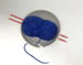 Image of Poppy Decorated Medium Yarn Bowl