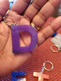 LETTER KEY CHAIN RESIN