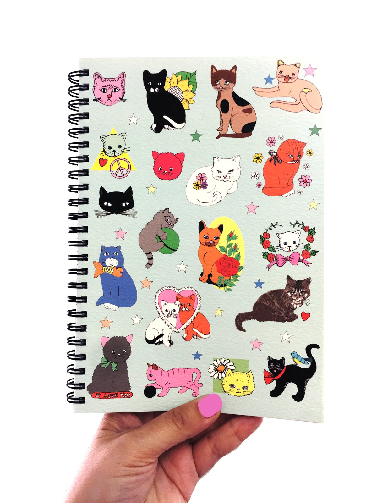 Cats Notebook - A5 Spiral Bound 