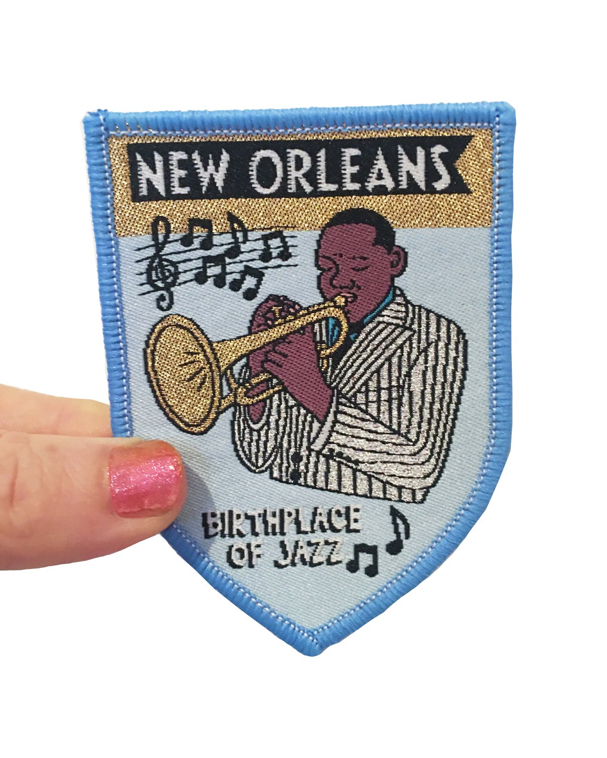 New Orleans Iron on Travel Patch