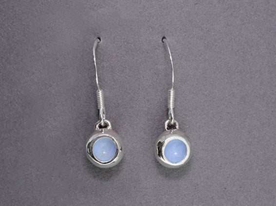 Enamel drop earrings