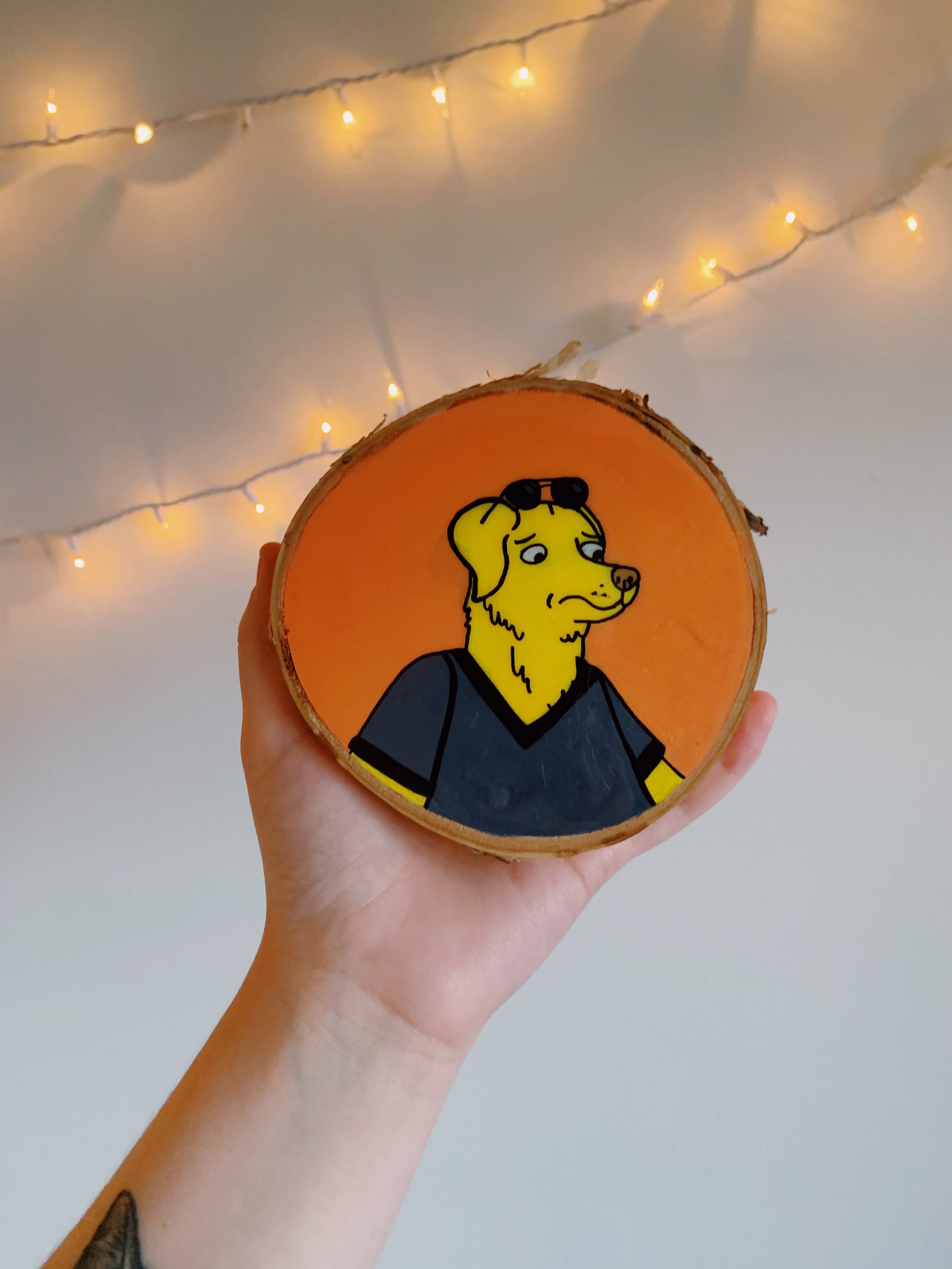 Mr.peanut butter painting Cup of Jo Crafts