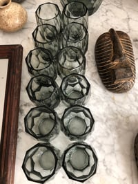 Image 2 of Ensemble verres carafe gris fumé 