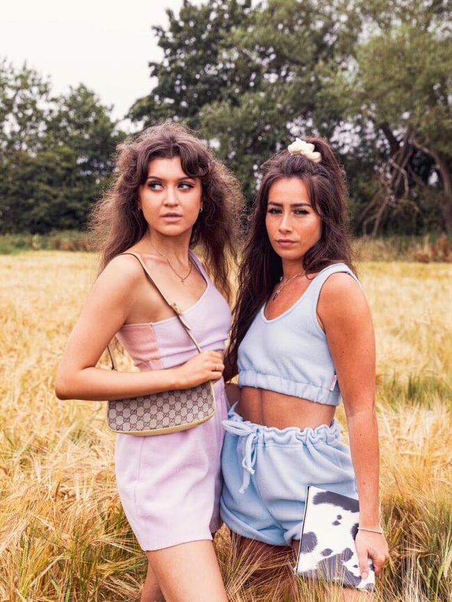 Elasticated Crop Top and Drawstring Shorts with Scrunchie 