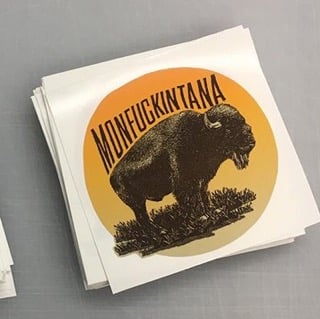 Image of New: Bison II Monfuckintana Sticker