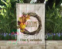 Image 2 of Welcome Garden Flag