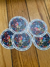 5 Freeek flip circular stickers 