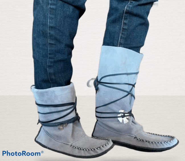 Lace up Boots - Grey