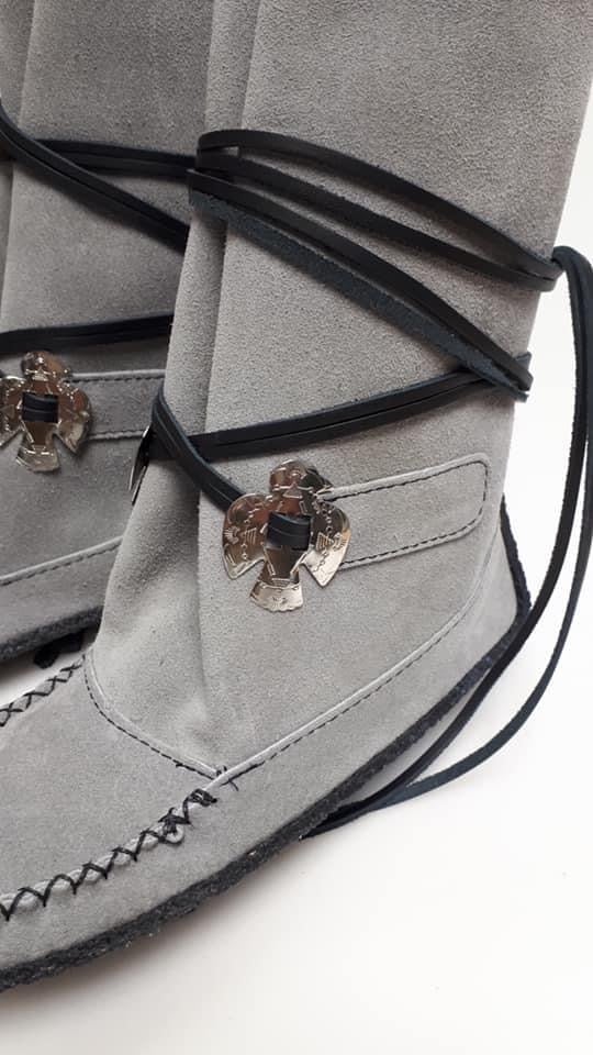 Lace up Boots - Grey