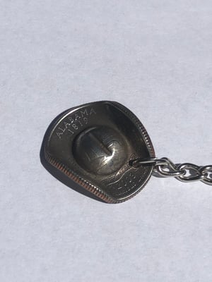 Image of State Quarter Cowboy Hat Keychain