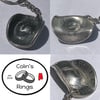 1964 90% Silver Kennedy Half-Dollar Cowboy Hat Keychain