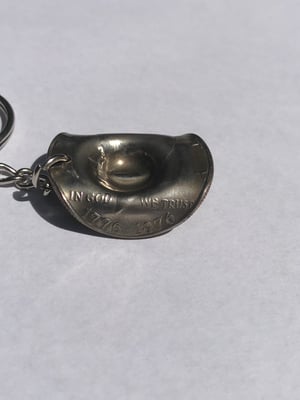 Image of Half-Dollar Cowboy Hat Keychain