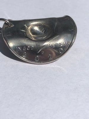 Image of Half-Dollar Cowboy Hat Keychain