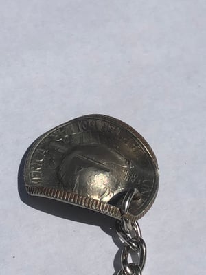 Image of Bicentennial Quarter Cowboy Hat Keychain