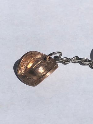 Image of Penny Cowboy Hat Keychain (Wheat Penny or Lincoln Penny)