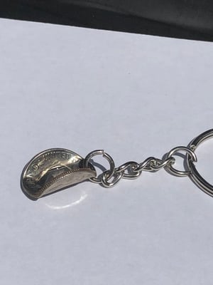 Image of Dime Cowboy Hat Keychain