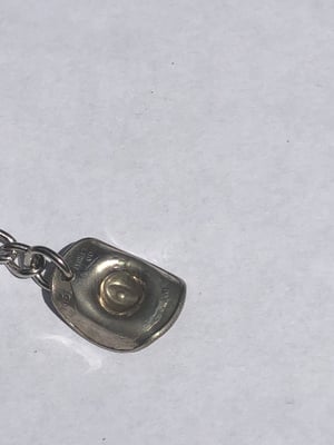 Image of Dime Cowboy Hat Keychain