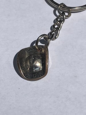 Image of Dime Cowboy Hat Keychain