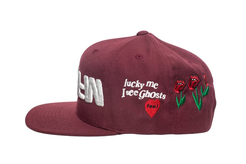 Image of Burgundy Upside Down Flea Market SnapBack 