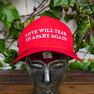 Love will tear us apart again hat