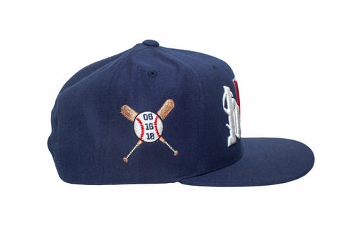 Image of Upside Down Navy PA SnapBack 