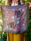 Snake Mandala Scarf in purple