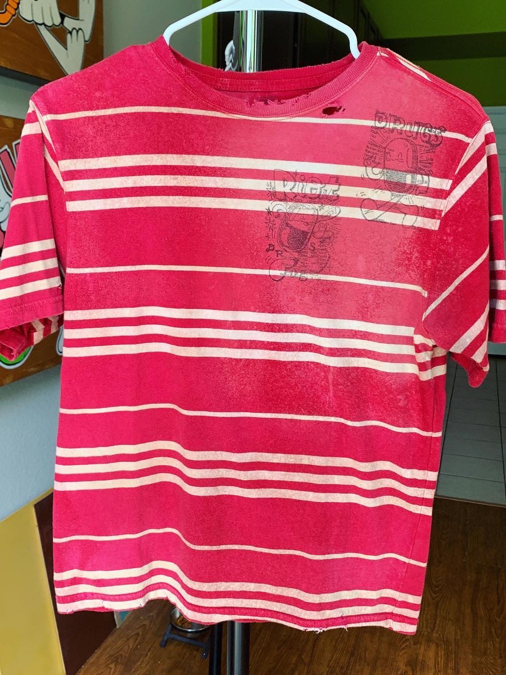 Image of Two Receipts Tee "Striped" – Small