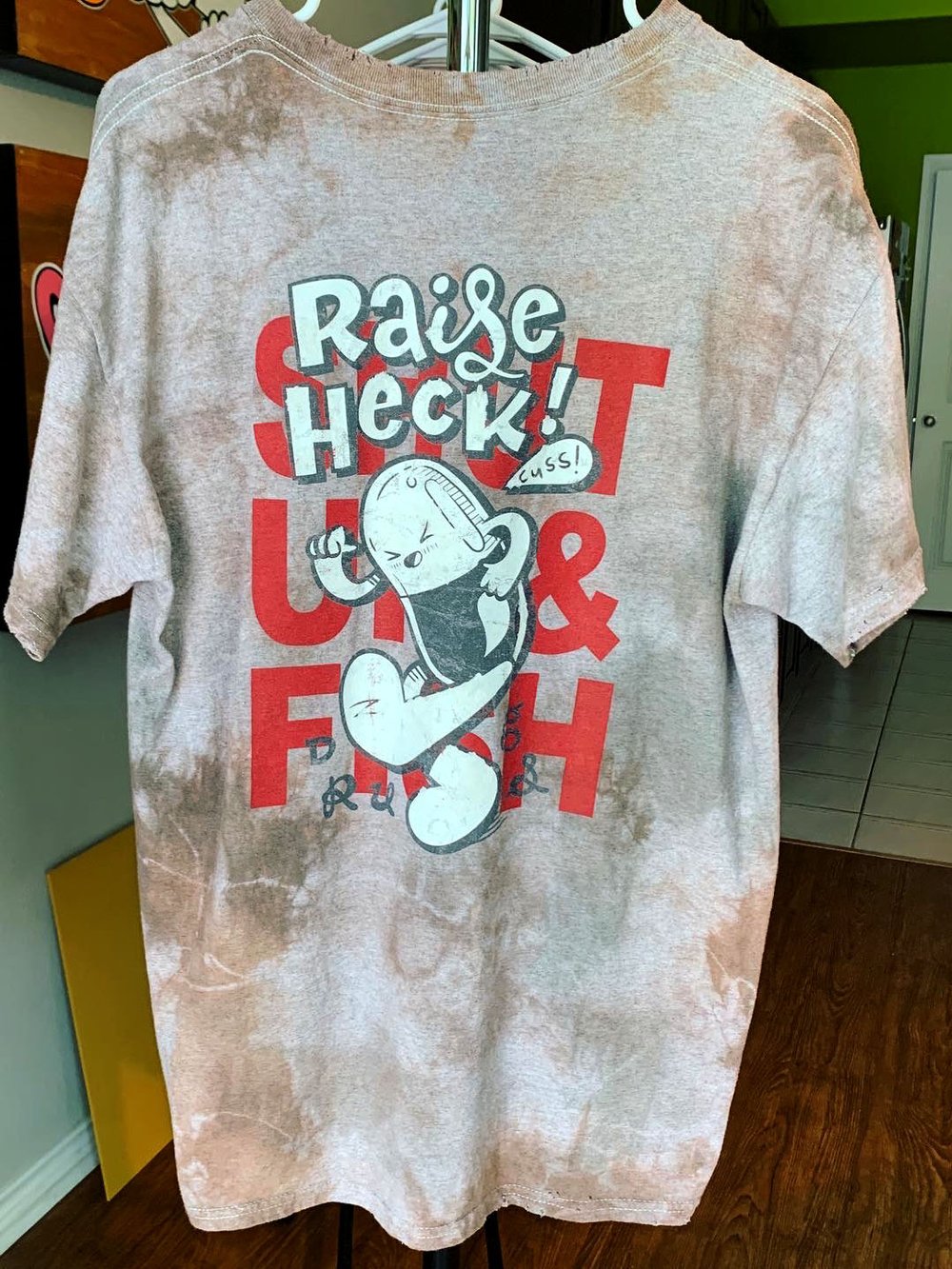 Image of Raise Heck Tee "Shut Up & Fish" – Large