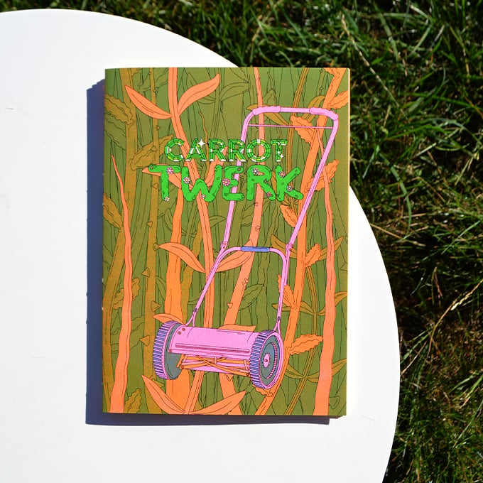 Image of " Carrot Twerk " - livre sérigraphié